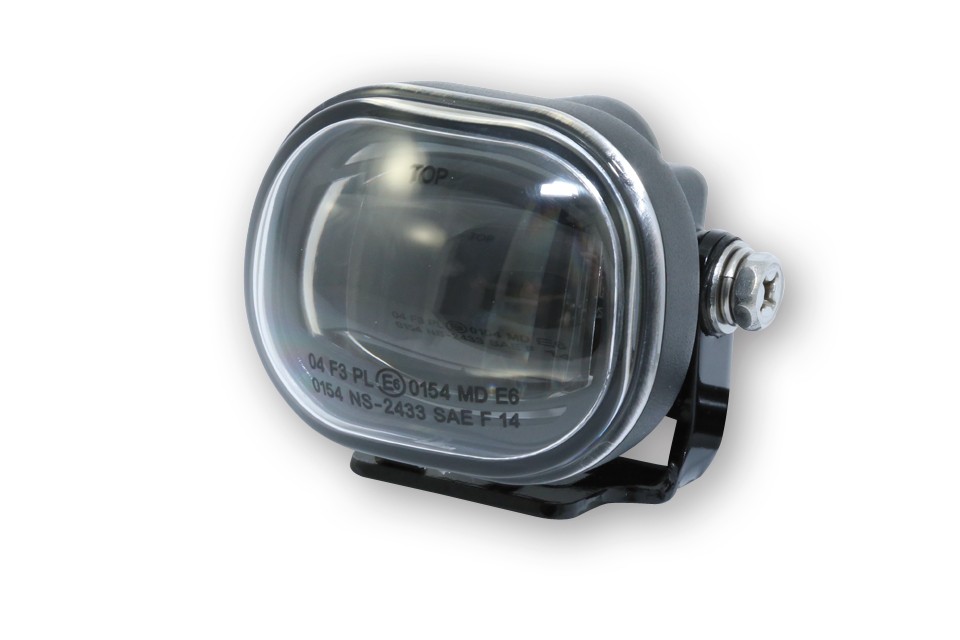 HIGHSIDER Nebelscheinwerfer LED-MICRO, rechteckig, schwarz