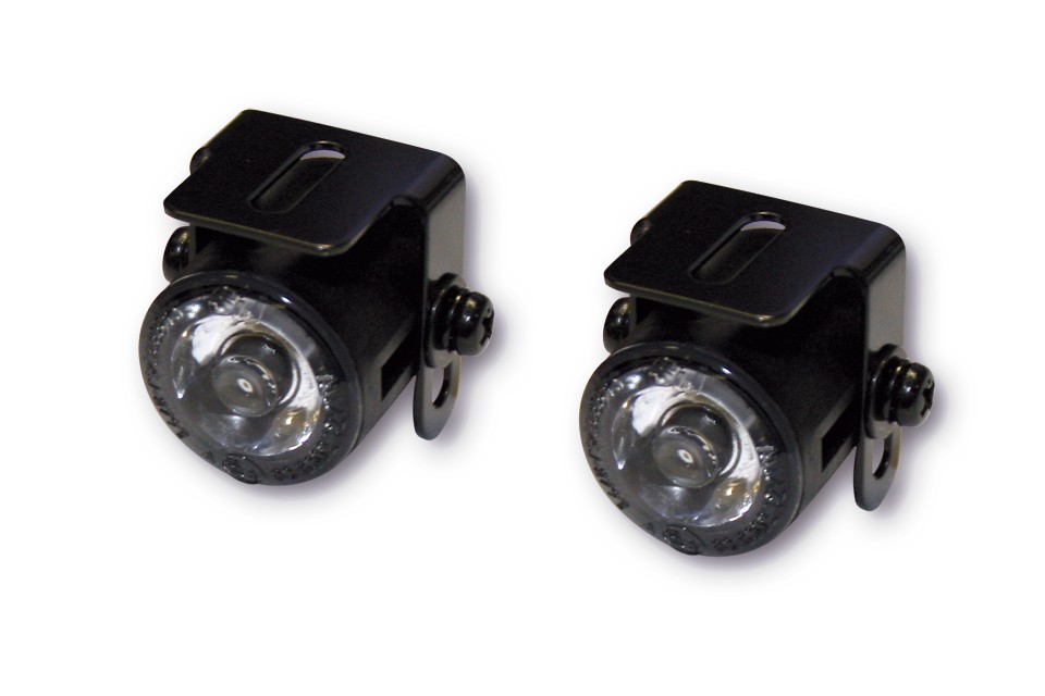 SHIN YO LED-Standlicht, rund, Durchmesser 24,7 mm, mit Universalhalter