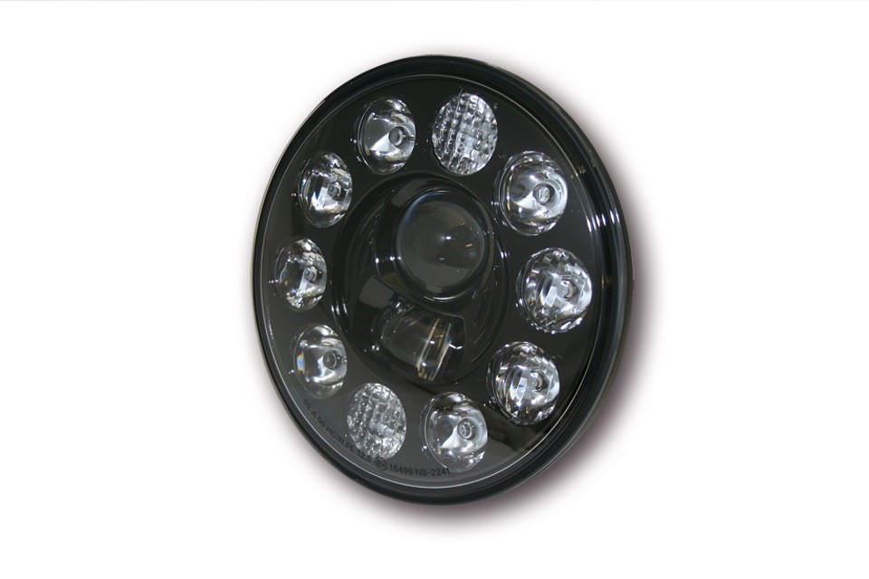 HIGHSIDER LED-Hauptscheinwerfereinsatz Typ 1, 7 Zoll, schwarz