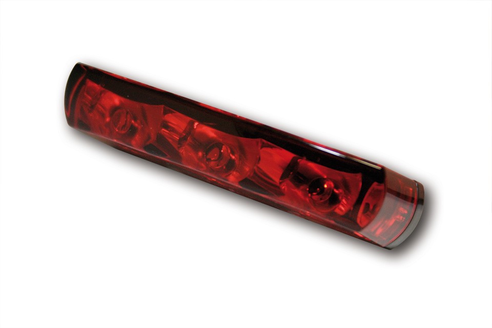 SHIN YO LED-Rücklicht CRYSTAL, rotes Glas