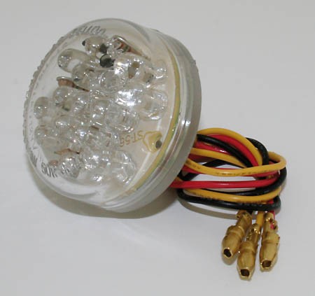 SHIN YO LED-Rücklicht, DISC, Klarglas, E-gepr.