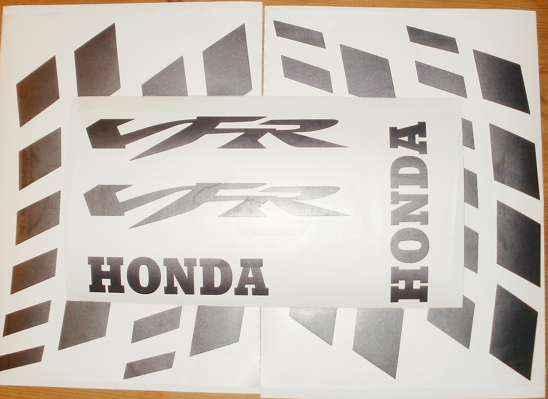 Felgenbettaufkleber Honda VFR, schwarz
