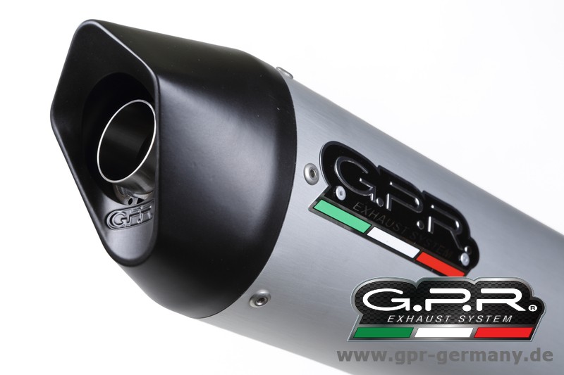 GPR Furore Alu Oval KTM Duke 390 2013-14 Slip On Endschalldämpfer Auspuff mit Kat