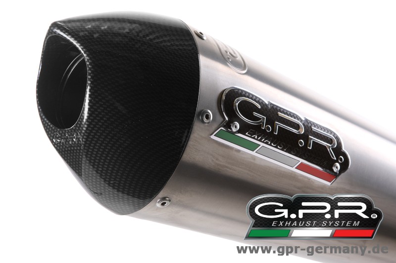 GPR GP Evolution Titan KTM Duke 390 2013-14 Slip On Endschalldämpfer Auspuff mit Kat