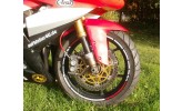 Felgenrandaufkleber KK-Design Honda CBR 1000 RR gelb / rot