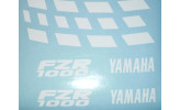Vorgekrümmte Felgenbettaukleber für Yamaha FZ 1, glänzend schwarz