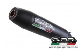 GPR Deeptone Nero KTM Duke 390 2013-14 Slip On Endschalldämpfer Auspuff mit Kat