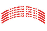 Felgenrandaufkleber Yamaha YZF R1