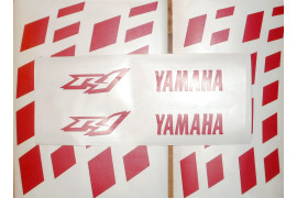 Vorgekrümmte Felgenbettaukleber für Yamaha FZ-1, glänzend rot