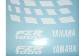 Vorgekrümmte Felgenbettaukleber für Yamaha FZ 1, glänzend schwarz